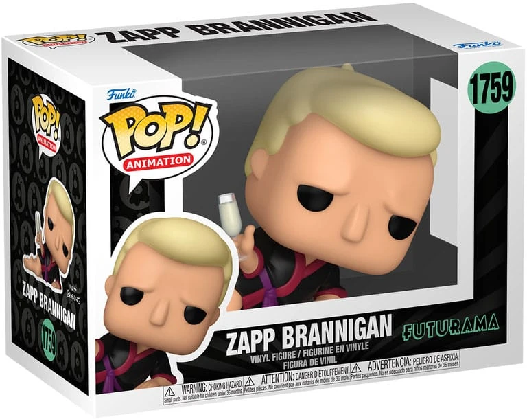 FUNKO POP! Vinilinė figūrėlė: Futurama - Zapp Brannigan, 9 cm