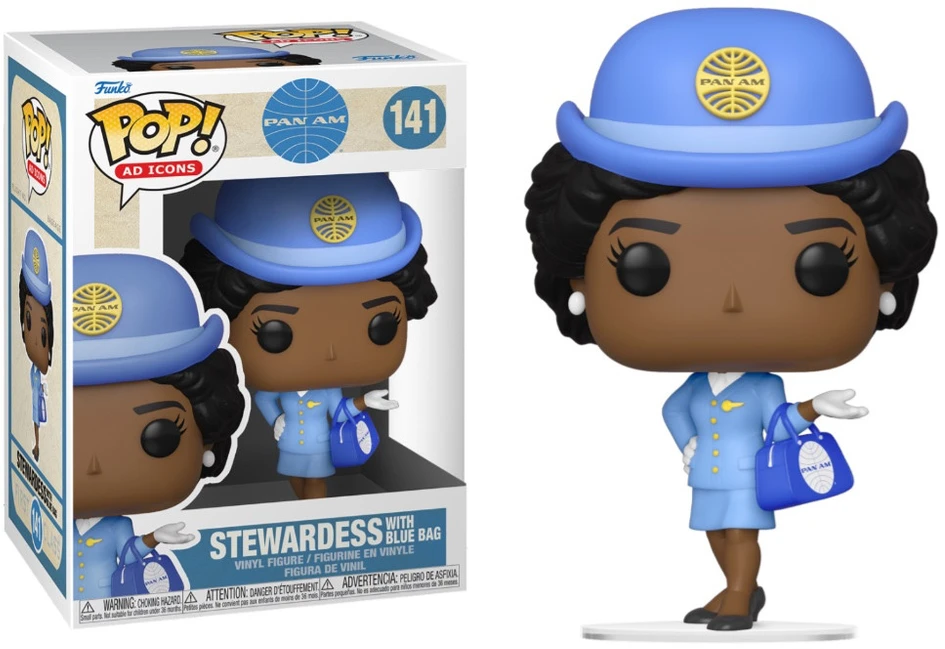 Funko POP! figūrėlė Panam Stewardess su mėlyna rankine 141