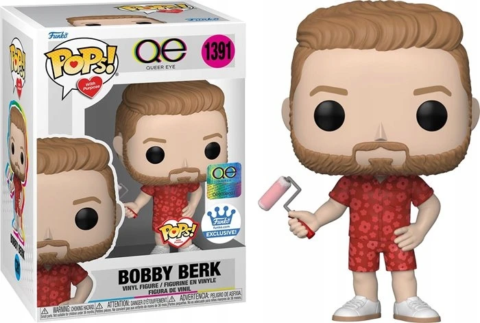 Funko Pop! - POP! Pops with Purpose: Queer Eye - Bobby Berk (išskirtinis) - 1391/71293