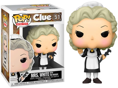 Funko POP! figūrėlė Retro Toy Clue Mrs Baltas su veržliarakčiu 51