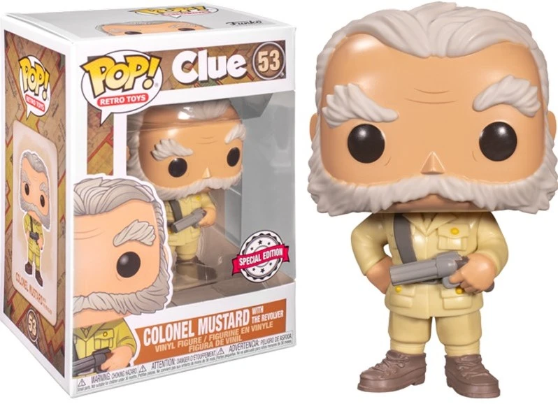 Funko POP! figūrėlė Retro Toys Clue pulkininkas Mustard 53 SE