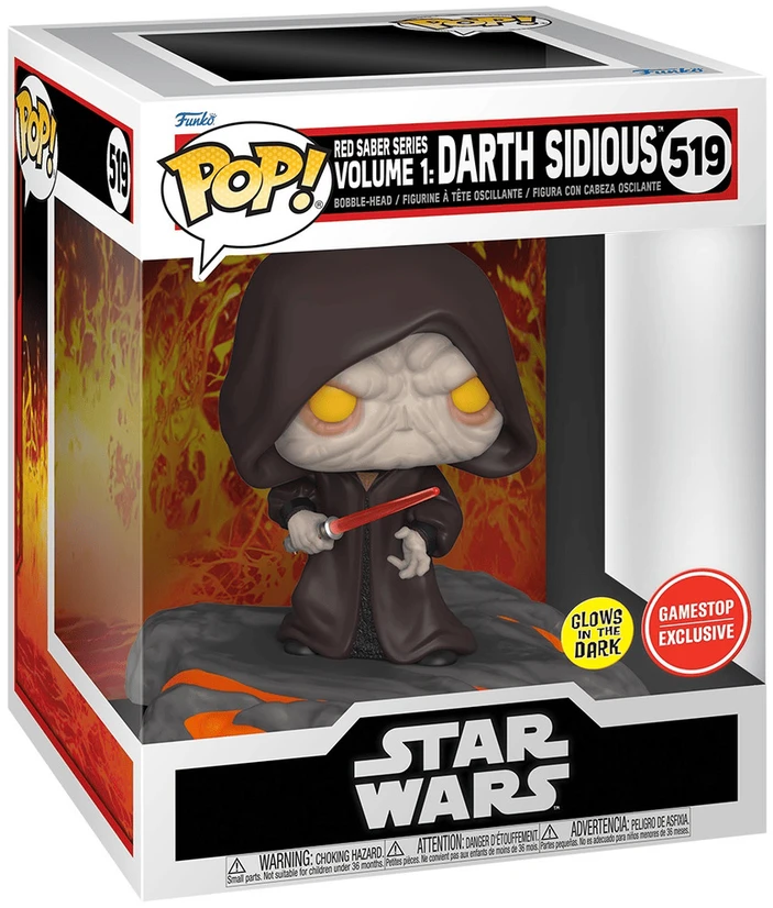 Funko POP! figūrėlė Star Wars Darth Sidious 519 SE Glow DLX