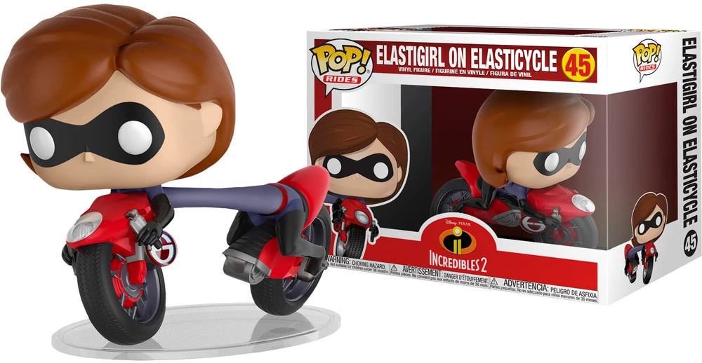 Funko POP! figūrėlė Superšeima Elastigirl ant Elasticycle 45 XL