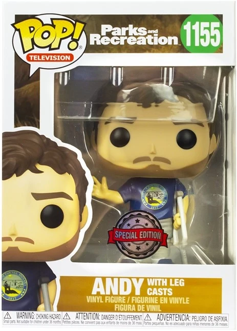 Funko POP! figūrėlė TV Parks & Recreation Andy 1155 Second Edition