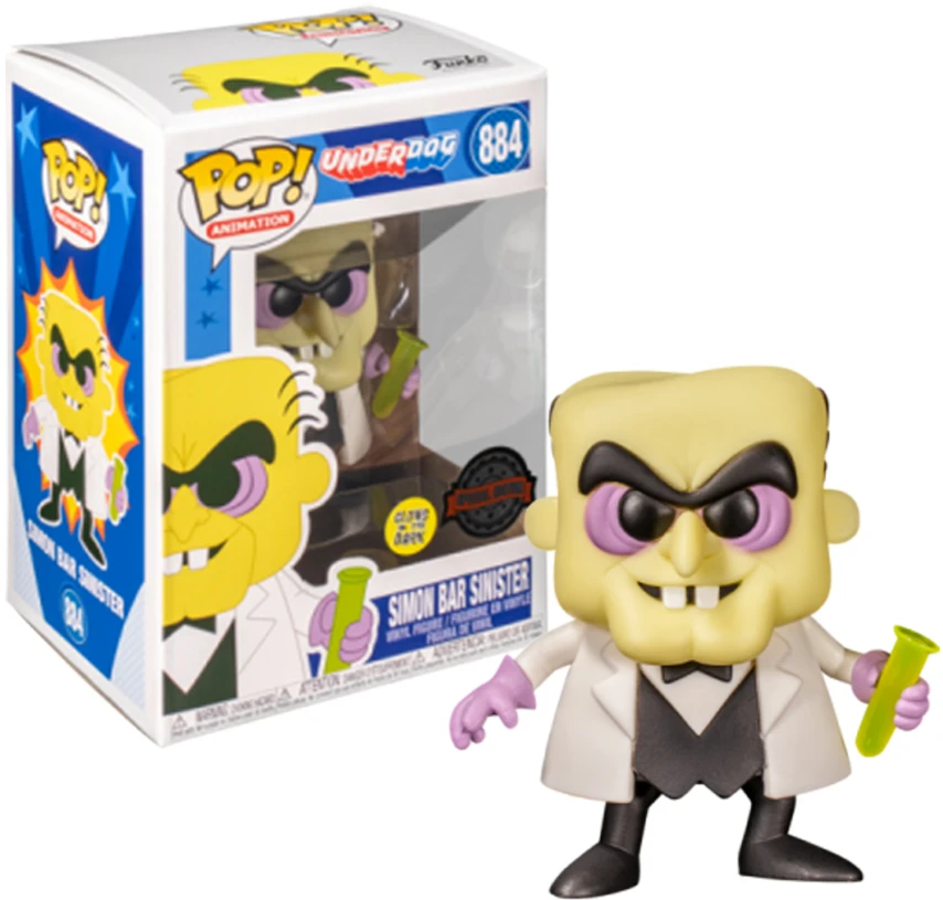 Funko POP! figūrėlė Underdog Simon Bar Sinister 884 SE Glow