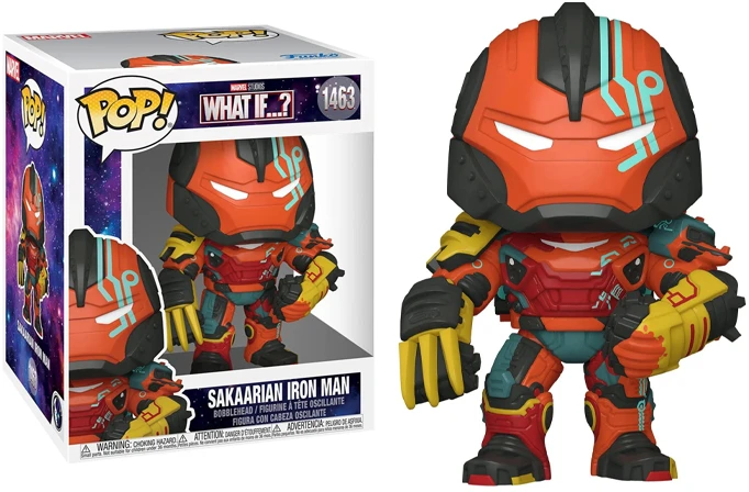 FUNKO POP! Vinilinė figūrėlė: Marvel What IF...? - Sakaarian Iron Man, 15 cm