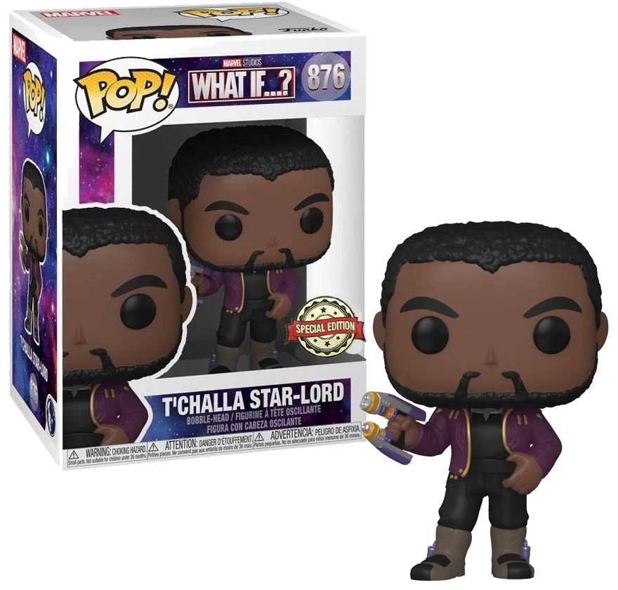 Funko POP! figūrėlė What If T'Challa Star-Lord SE 876