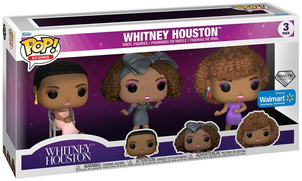 Funko POP! Rocks figūrėlės Whitney Houston 3 vnt.