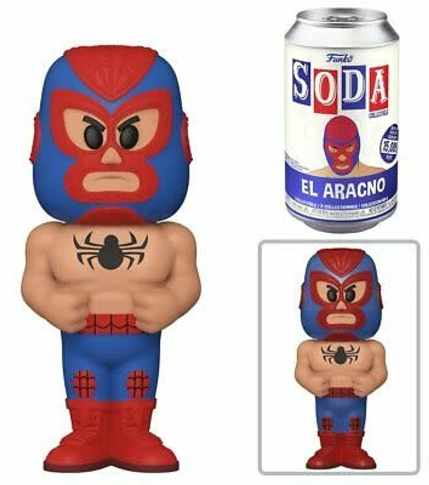 Funko Soda Luchadores El Aracno Spider Man figūrėlė skardinėje