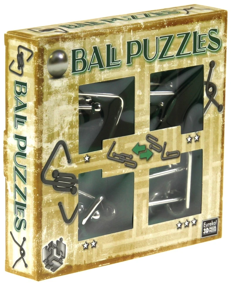 G3 3D dėlionės žaidimas Ball 4 vnt. žalias