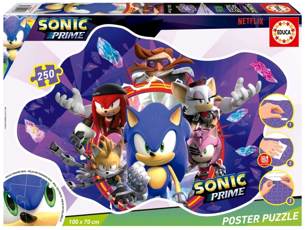 G3 Dėlionė 250 detalių Sonic Prime modelis