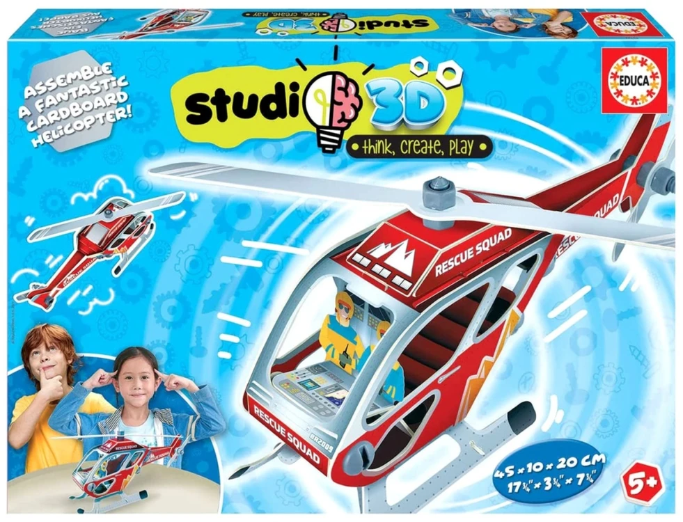 Educa Dėlionė 3D GELBĖTOJŲ MALŪNSPARNIS 5-7 metų