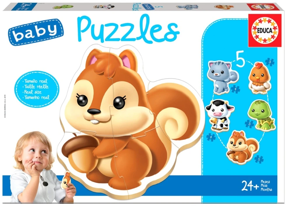G3 Pirmoji dėlionė EDUCA Baby Mažyliai 13473