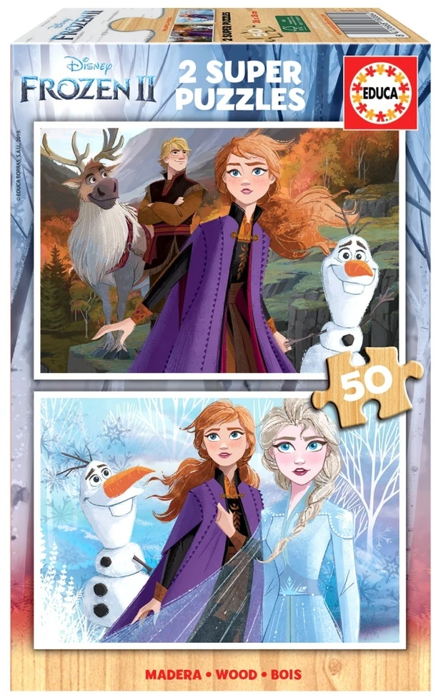 Educa dėlionė 2x50 vnt. - Frozen II