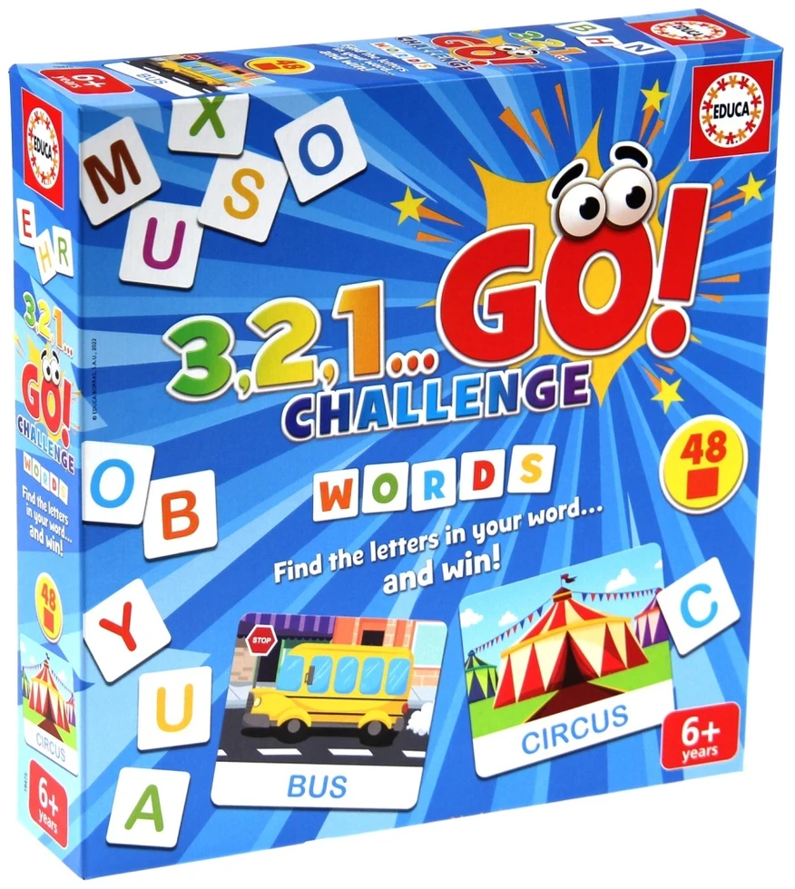 Žaidimas Educa 3,2,1...GO! Challenge Words