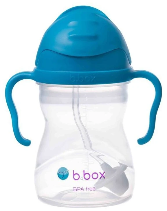 Gertuvė su šiaudeliu 240 ml kobalto spalvos BBOX