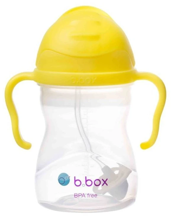 BBOX 240 ml citrinų skonio vandens buteliukas su šiaudeliu, dėžutėje