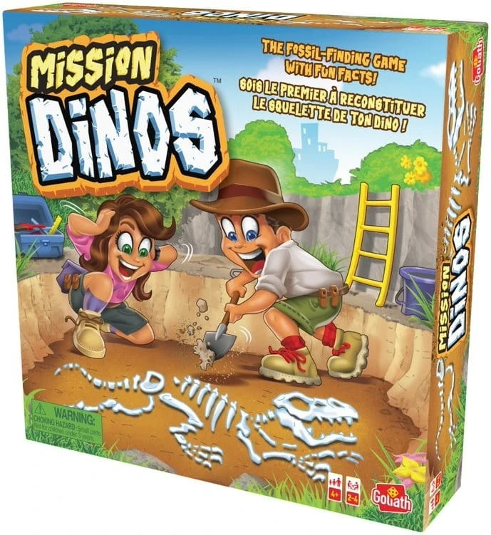 Stalo žaidimas Goliath MISION DINOS, FR, EN