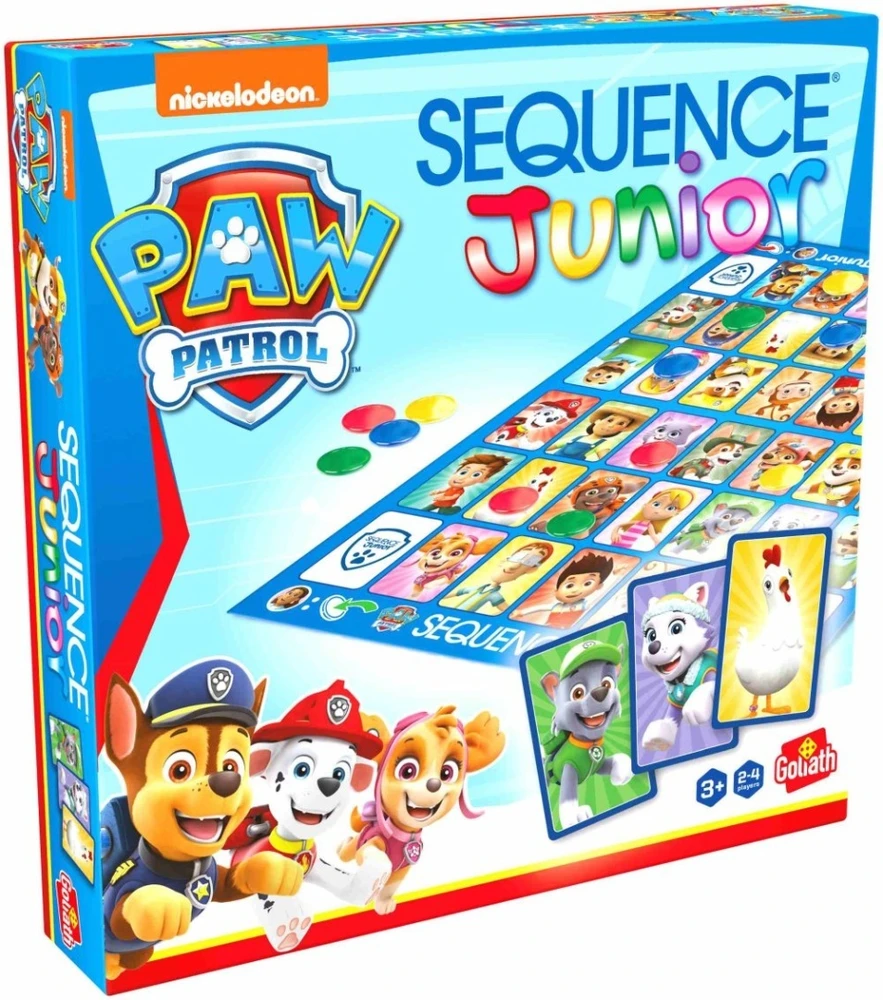 GOLIATH PAW PATROL Stalo žaidimas Sequence Junior, 932016,006