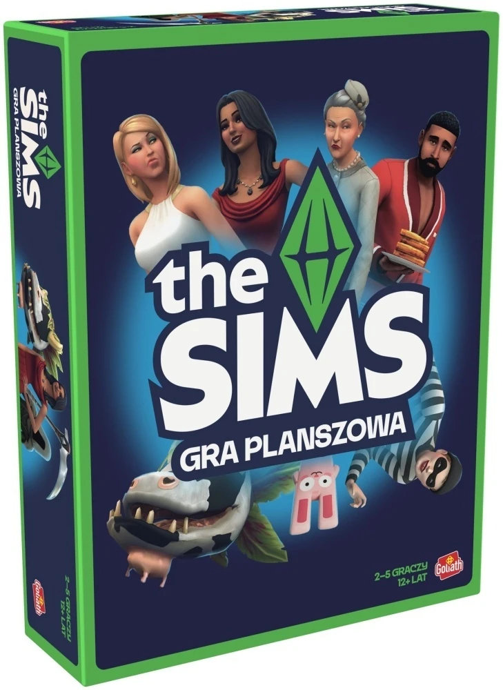 Goliath Stalo žaidimas The Sims su personažais