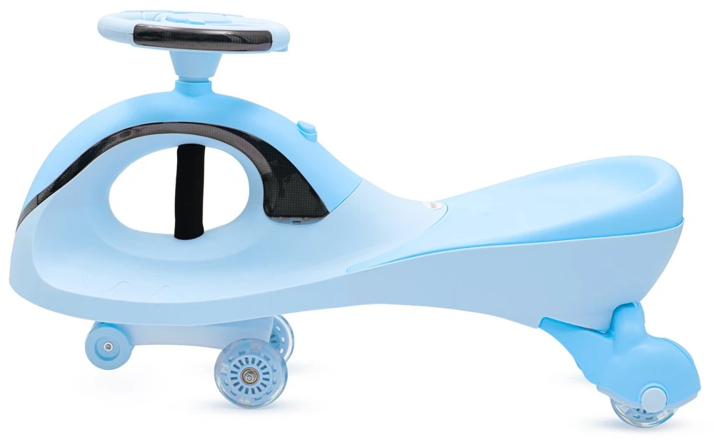 Gravity Swing vaikų paspirtukas su LED Baby Mix G-Force mėlynas