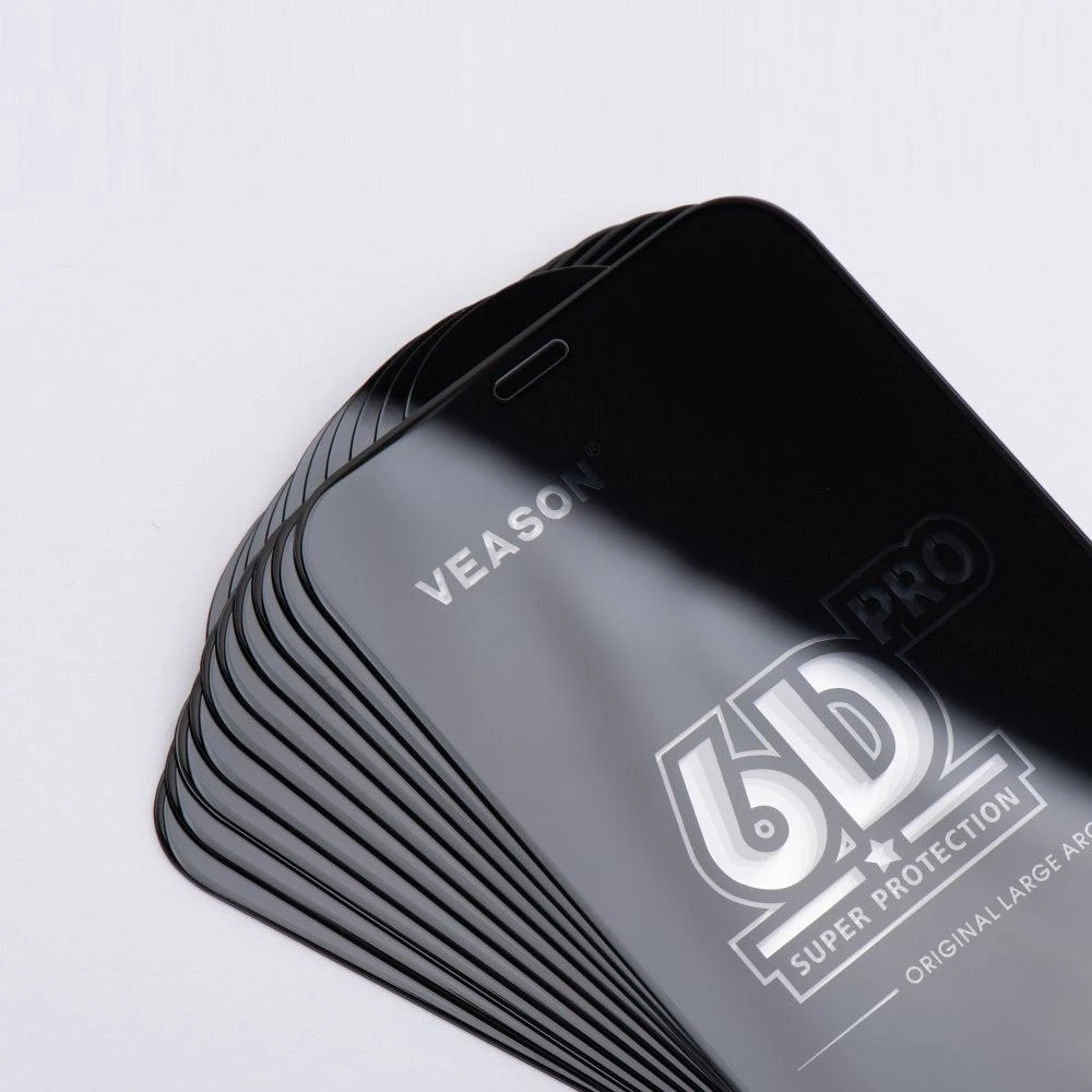 6D Veason Pro Glass (SET 10in1) - for Iphone 17 juodas