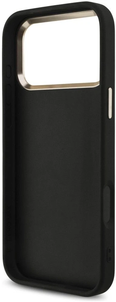 Dėklas Guess 4G Big 4G Classic Logo Case for iPhone 17 Pro Max / 18 Pro Max - Juoda ir auksinė
