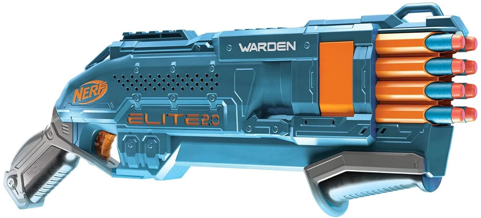 Hasbro Didelis lengvas Nerf Elite 2.0 ginklų rinkinys + 16 kulkų vaikams ZA5179
