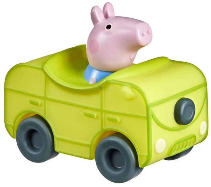 Hasbro figūrėlė Kiaulytė Pepa Džordžas su mašinėle 8 cm