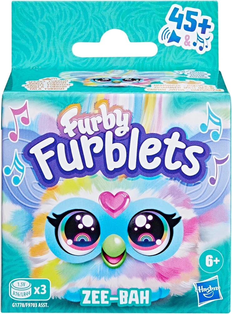 Hasbro Furby Furblets Zee-Bah G1778 F9703 interaktyvus mini žaislas