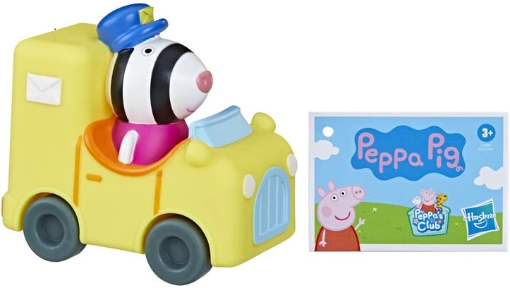 Hasbro Kiaulytė Pepa geltonas pašto sunkvežimis su figūrėle 8 cm