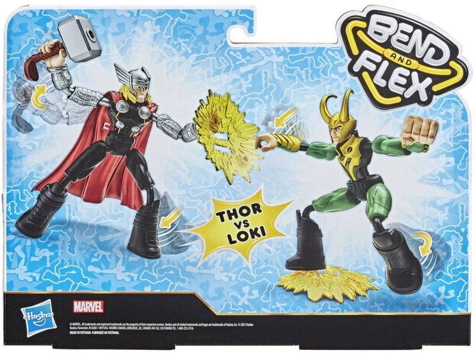 AVENGERS Veiksmo rinkinys „Bend and Flex“