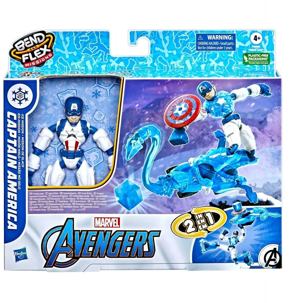 Hasbro Marvel Avengers figūrėlė Captain America Ice Mission