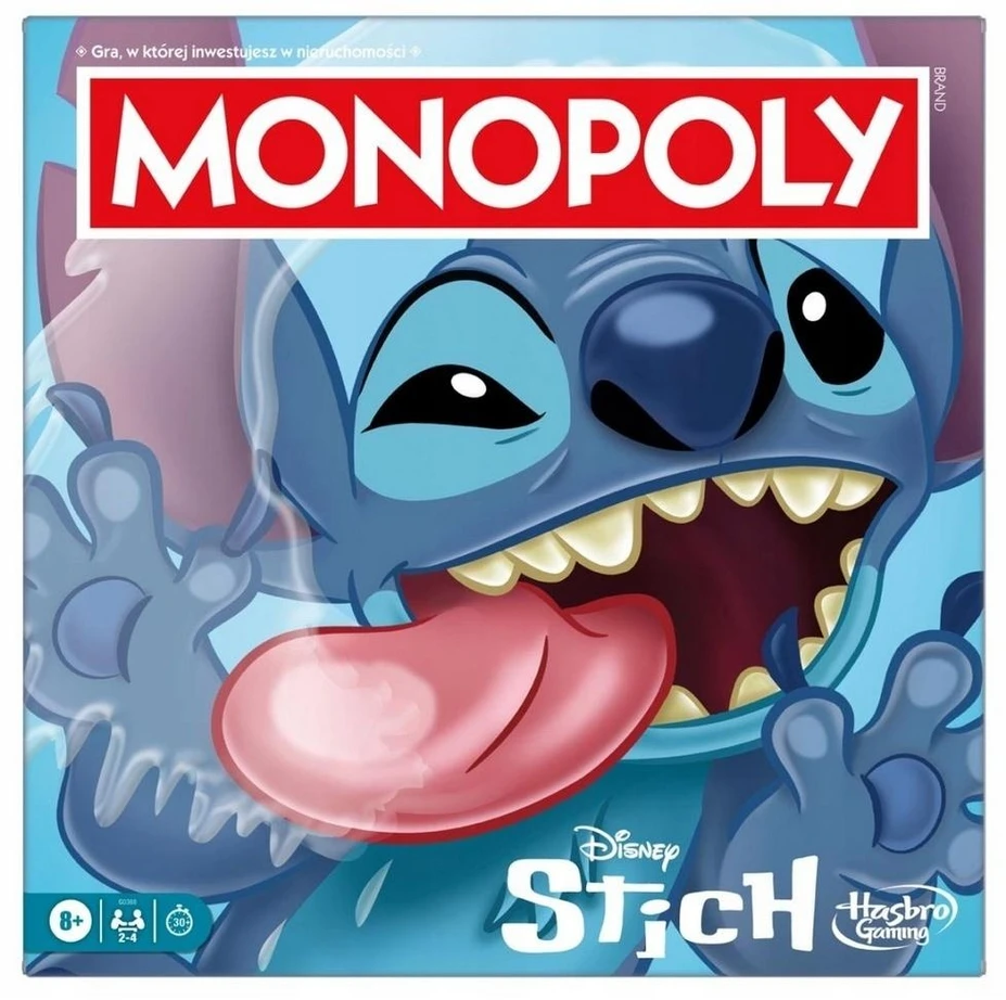 Hasbro Monopoly Board Game: Stitch (Polish Edition) GR0823