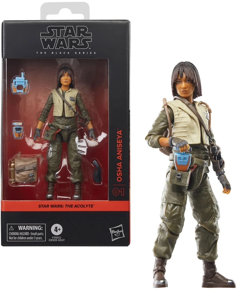 Hasbro Star Wars Juodas Series figūrėlė The Acolyte Osha Aniseya
