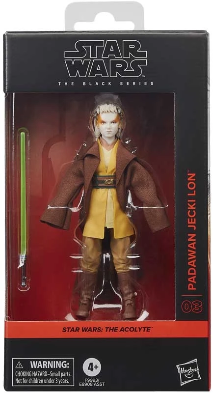 Hasbro Star Wars Juodas Series figūrėlė Acolyte Padawan Jecki Lon