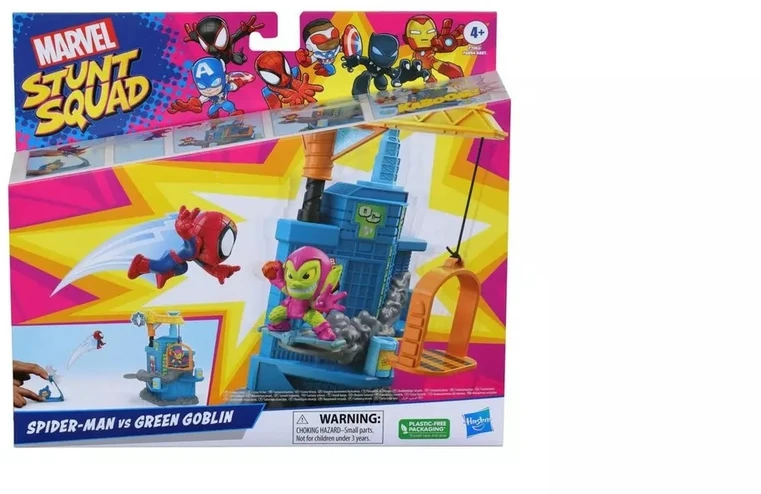 Hasbro Marvel Stunt Squad Spider-man and Žalias Goblin F7062