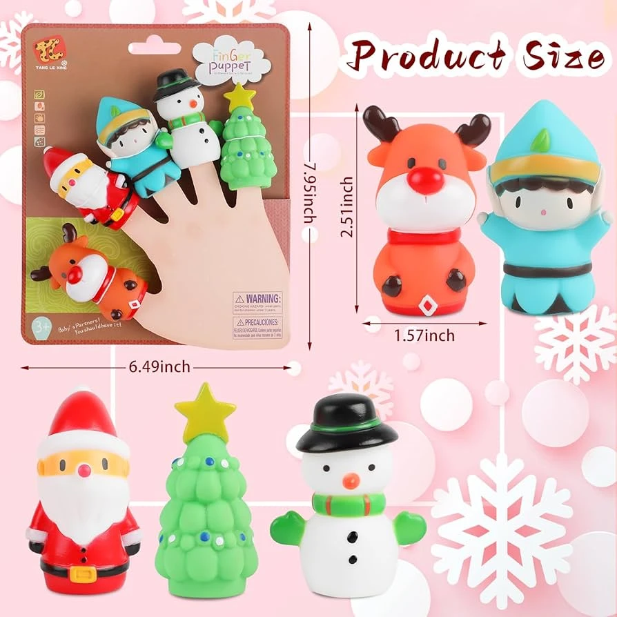Hasbro Sunflex pirštukinių lėlių rinkinys Finger Puppets 5 vnt.