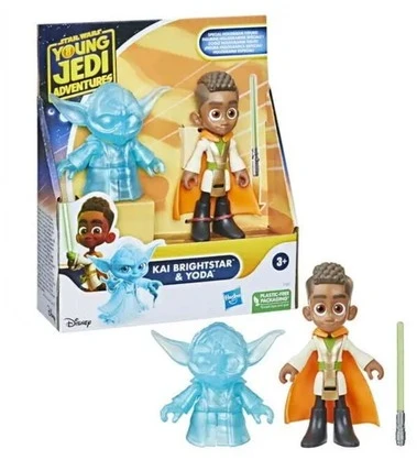 Hasbro SW Young Jedi Adventure figūrėlės Kai Yoda 2 vnt.