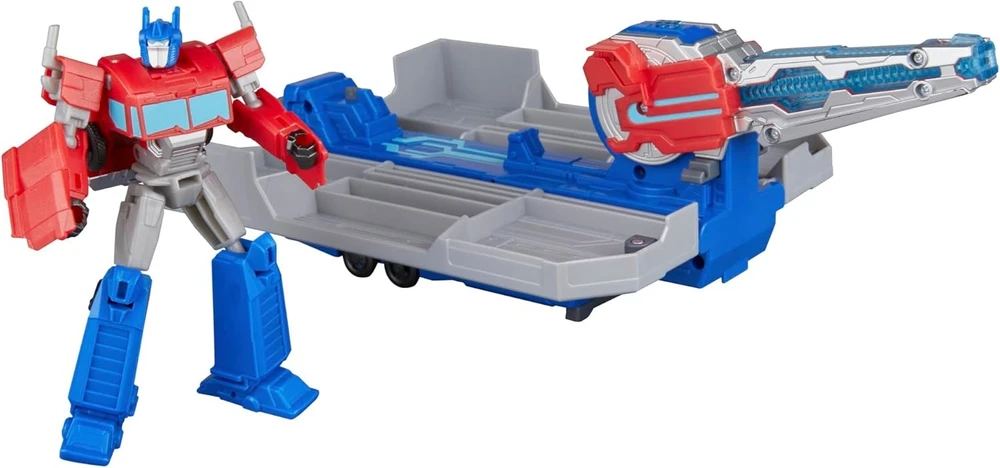 Hasbro TRANSFORMERS „Earthspark“ žaidimo rinkinio 2in1 mūšio anonsas