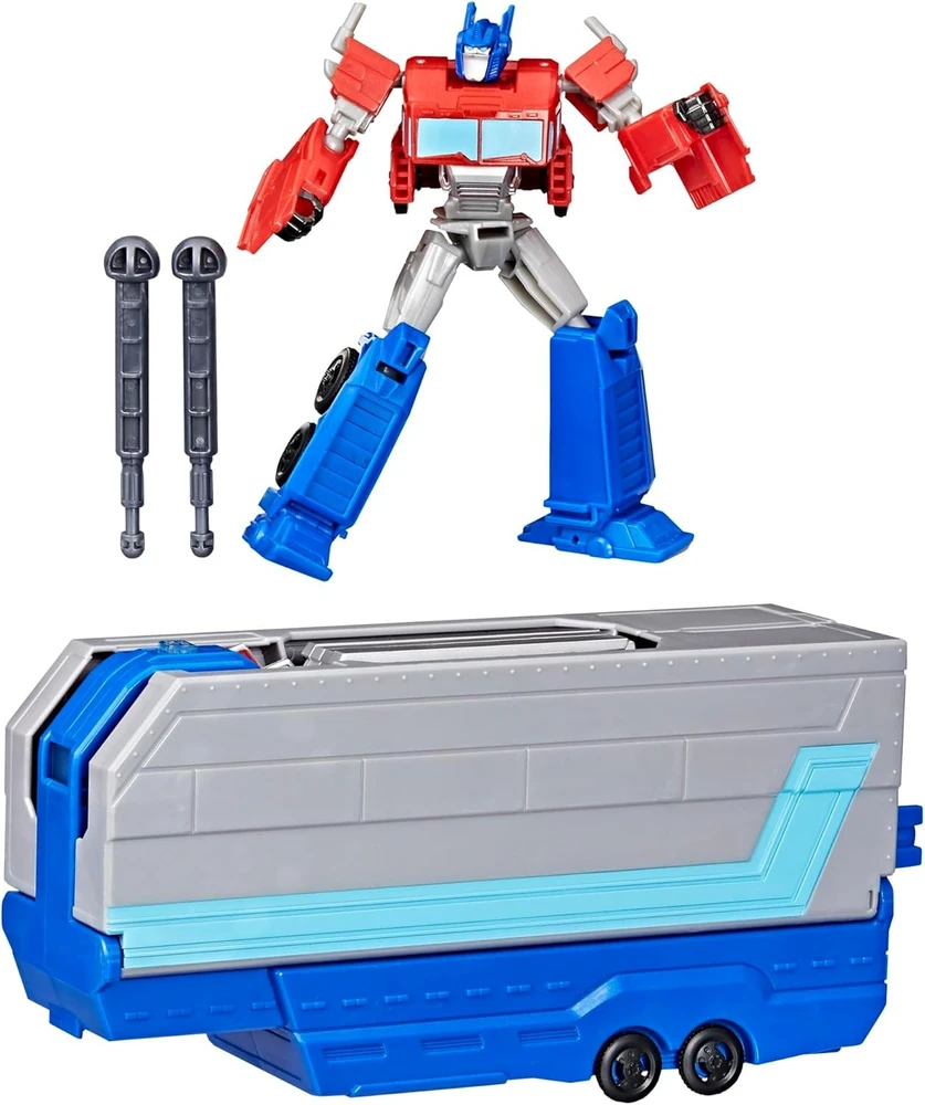 Hasbro TRANSFORMERS „Earthspark“ žaidimo rinkinio 2in1 mūšio anonsas