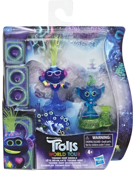 Moose Hasbro Trolls World Tour figūrėlės Techno Reef 2 vnt.