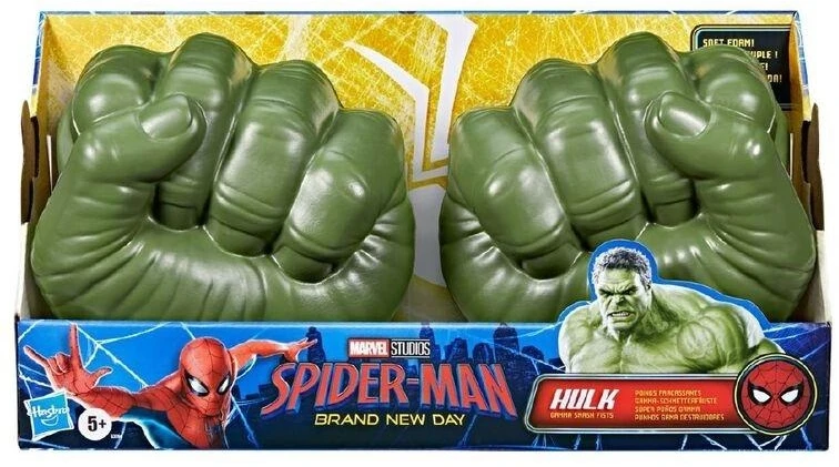 SPIDER-MAN ŽMOGUS-VORAS Naujos dienos vaidmenų žaidimas Hulk Gama Smash