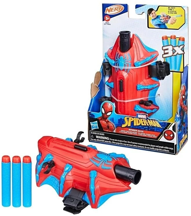Hasbro Žaislinis šautuvas Nerf Spiderman raudonas