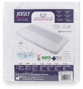 MATEX higieninis paklotas SAFE JERSEY 60x120 [TB0245_01]