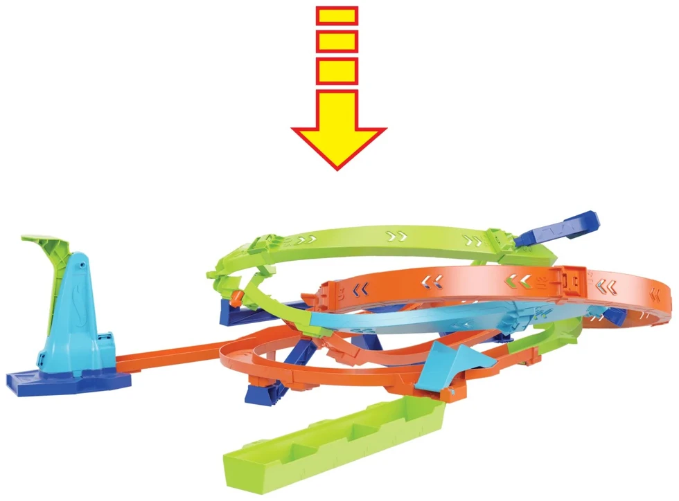 Hot Wheels ciklono iššūkio rinkinys HTK16 Mattel