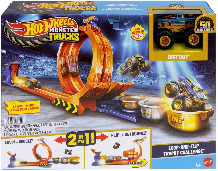 Mattel HOT WHEELS MONSTER TRUCKS rinkinys – Trofėjų iššūkis (JBX64)