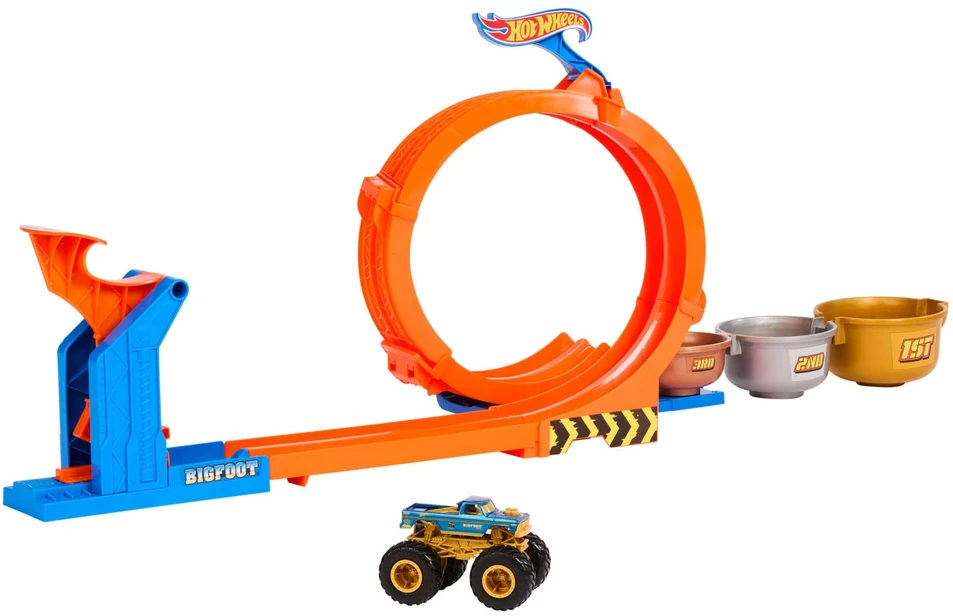 Mattel HOT WHEELS MONSTER TRUCKS rinkinys – Trofėjų iššūkis (JBX64)