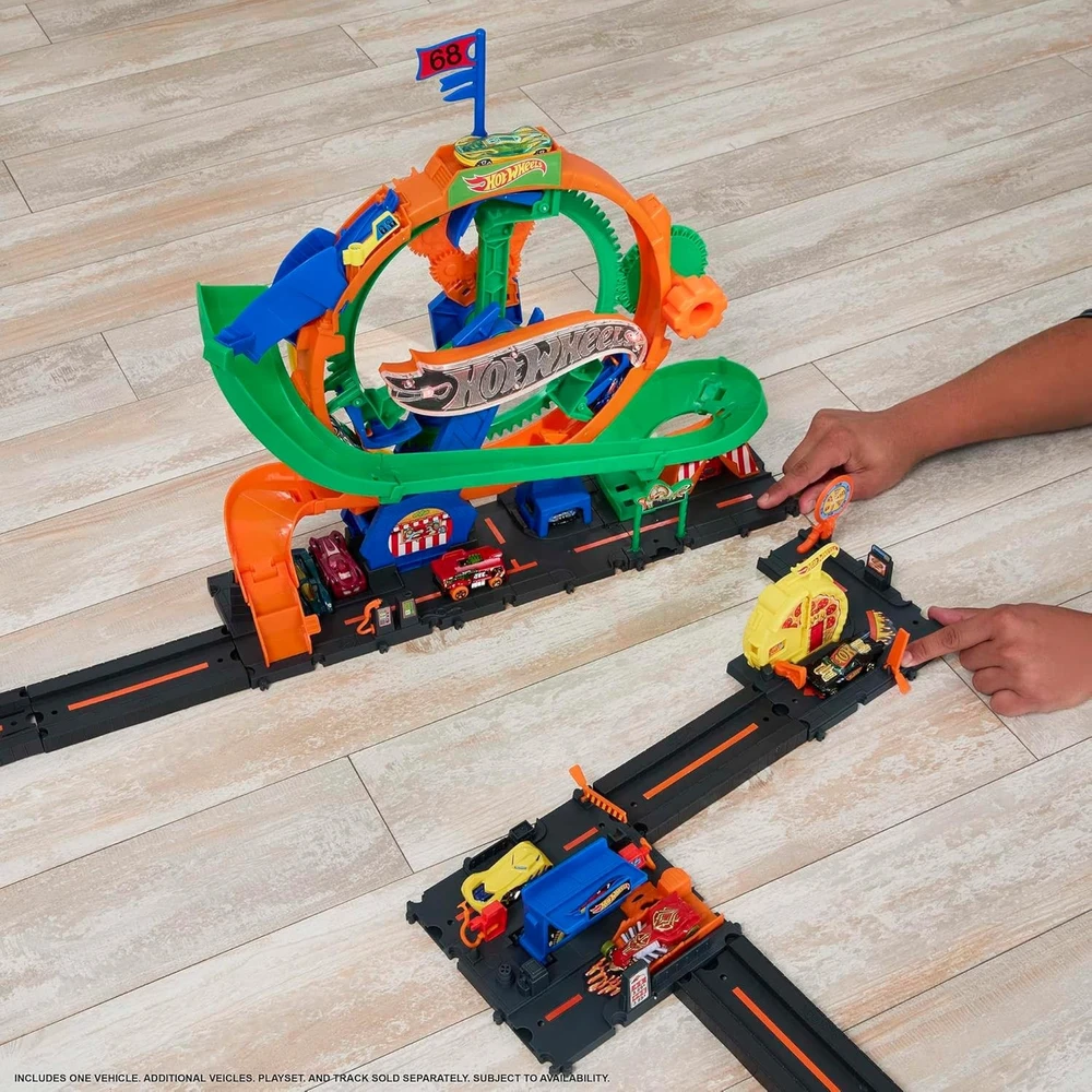 „Hot Wheels“ transformuojamas lenktynių bokštas HKX46