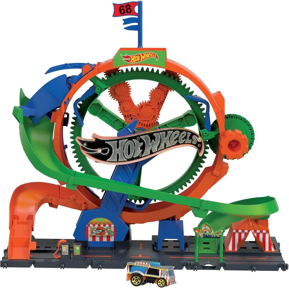 „Hot Wheels“ transformuojamas lenktynių bokštas HKX46